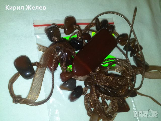 АРТ КОЛИЕ от ЕСТЕСТВЕН КАРНЕОЛ 14454, снимка 9 - Колиета, медальони, синджири - 29555306