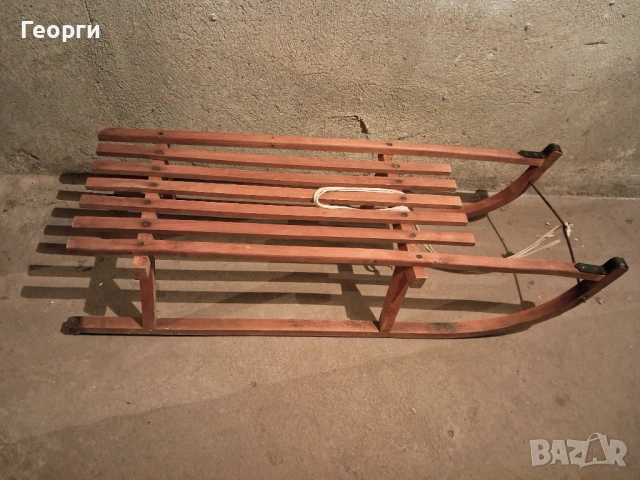 Дървена шейна, снимка 2 - Зимни спортове - 53332120