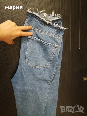 Дънки mom jeans без колан , снимка 1 - Дънки - 29346758