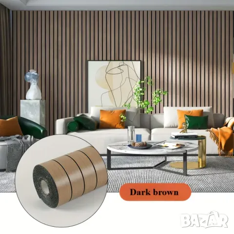 ✨ 3D САМОЗАЛЕПВАЩИ СЕ ДЪРВЕСНИ ПЛОЧКИ ЗА СТЕНИ – СТИЛ, ТОПЛИНА И ЛУКС У ДОМА! ✨, снимка 1