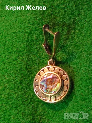 NIKOL@S АВТОРСКА СРЕБЪРНА ОБЕЦА СРЕБРО 925 с БЯЛА ПОЗЛАТА и КРАЛСКИ СЕДЕФ на БИЖУТЕРА НИКОЛАС 48940, снимка 17 - Обеци - 48953213