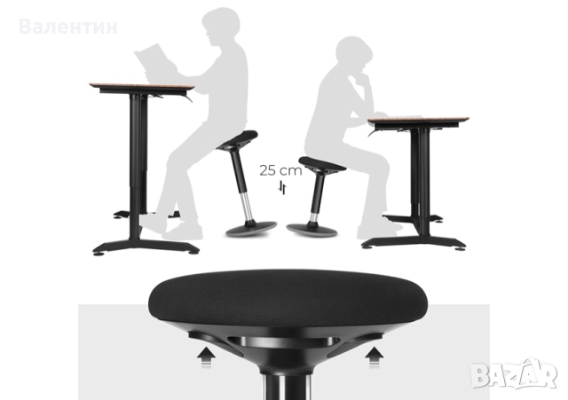 Офис стол Songmics, снимка 4 - Столове - 52431257