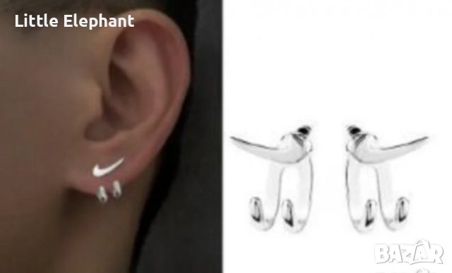 New trend,обеци бранд,back and front/нови