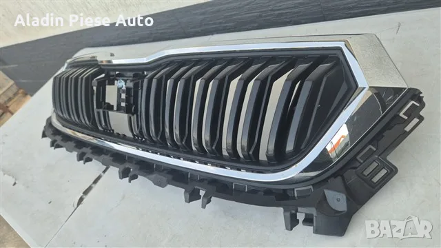 Централна решетка Skoda Kodiaq година 2021 2022 2023 2024 код 565853653C , снимка 4 - Аксесоари и консумативи - 55885046