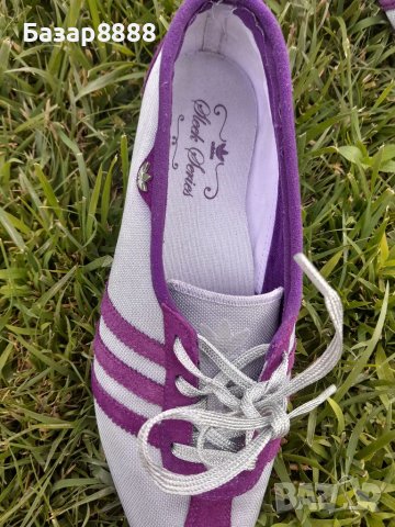 Дамски оригинални балерини ADIDAS, снимка 5 - Дамски ежедневни обувки - 37821523