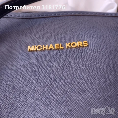 Дамска чанта от естествена кожа на Mishel Kors., снимка 2 - Чанти - 53915172