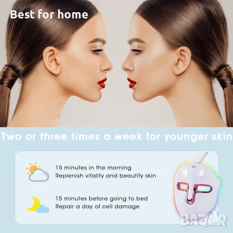 LED светлинна терапевтична маска CarPerif, снимка 10 - Други - 47815977