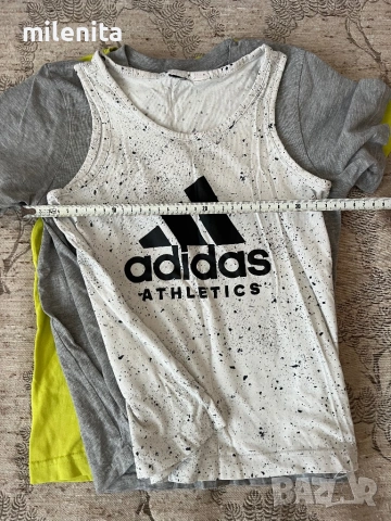 Лот на adidas за момче на 7-8години, плюс шапка на Nike, снимка 3 - Детски тениски и потници - 54049778
