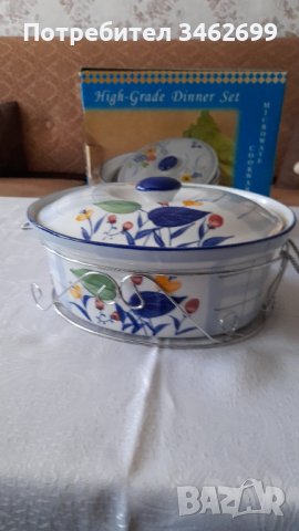 Сет от  порцелан в синьо