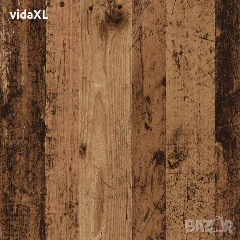 vidaXL Стенна ъглова етажерка от старо дърво 40x40x49,5 cm, снимка 9 - Етажерки - 56148224