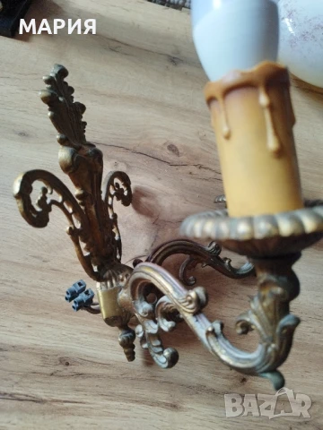 Страхотен бронзов двоен аплик, снимка 7 - Антикварни и старинни предмети - 51389623