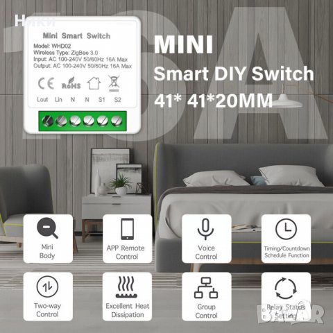 WIFI смарт модул за контрол, Smart Home Life, снимка 5 - Друга електроника - 38299673