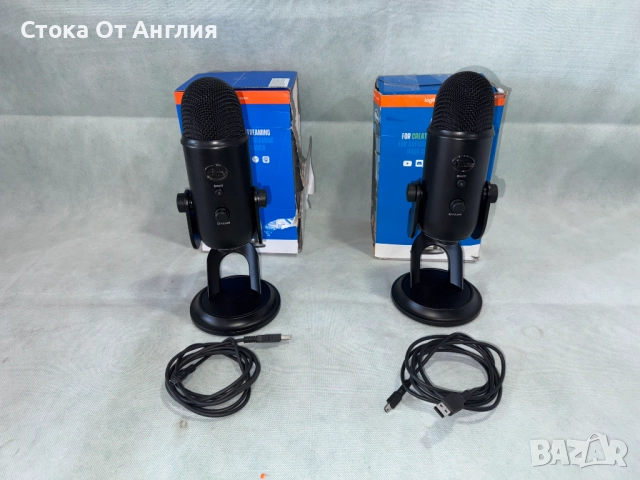 Настолен микрофон Logitech Blue YETI