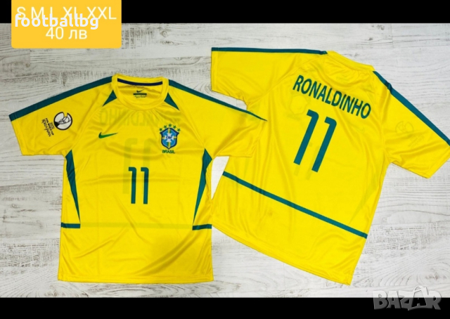 РЕТРО мъжки футболни тениски 💛⚽️ Бразилия , снимка 2 - Футбол - 44651447