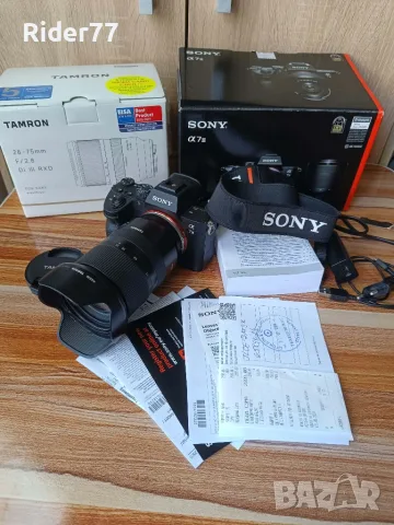 Фотоапарат Sony A7III + Обектив Tamron FE 28-75mm F2.8 DI III