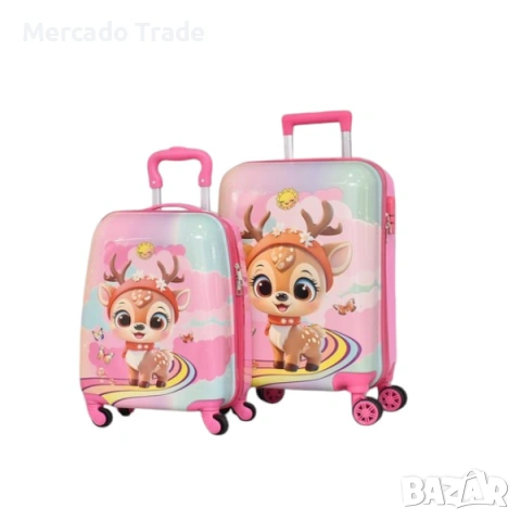 Комплект детски куфари Mercado Trade, 31800, Различни модели, 16" и 20", снимка 2 - Куфари - 54335793