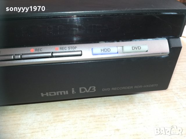 sony dvb/dvd/hdd recorder 0503211839, снимка 5 - Плейъри, домашно кино, прожектори - 32053889