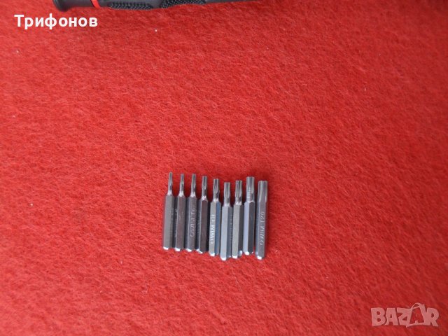 Отвертки бит клещи лупа пинсета КОМПЛЕКТ ЗА ФИНА МЕХАНИКА ОРИГИНАЛ „РARKSIDЕ“-35ч, снимка 11 - Отвертки - 39363094