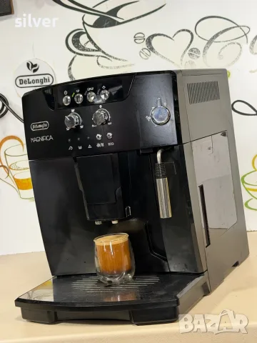 Кафемашина кафе автомат delonghi magnifica с гаранция, снимка 4 - Кафемашини - 56218855