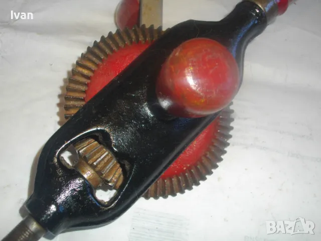 320мм ф10мм FLOT НЕМСКА ЧУГУНЕНА 1999г. РЪЧНА БОРМАШИНА ДРЕЛКА МАТКАП СТАРО КАЧЕСТВО, снимка 10 - Бормашини - 48305476