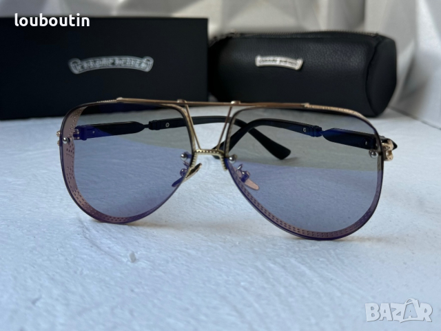 CHROME HEARTS мъжки слънчеви очила, снимка 4 - Слънчеви и диоптрични очила - 44700860