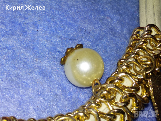 ГИЗДАВА МОДНА ВИНТИДЖ АРТ ГРИВНА ХЕНД - МЕЙД БИЖУ 44157, снимка 7 - Гривни - 44756145