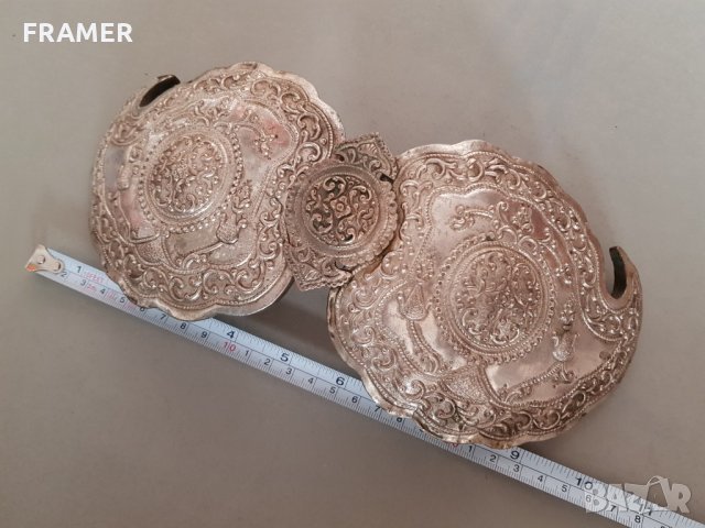 Възрожденска Македонска Пирин 1878 СРЕБЪРНА пафта пафти, снимка 11 - Антикварни и старинни предмети - 30153554