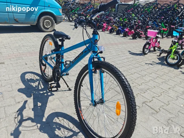 CROSS Велосипед 24" SPEEDSTER син, снимка 5 - Велосипеди - 56530113
