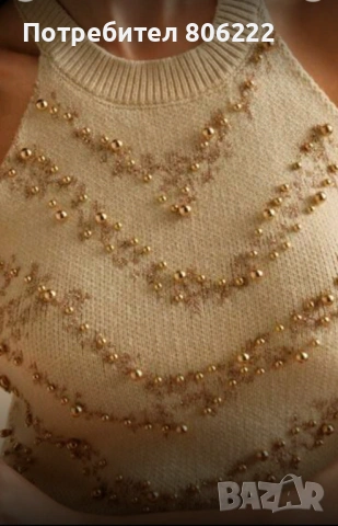 Топ Блуза плетево, снимка 3 - Блузи с дълъг ръкав и пуловери - 53171433