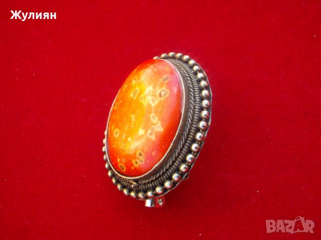 СТАРА БРОШКА, снимка 2 - Антикварни и старинни предмети - 37918861