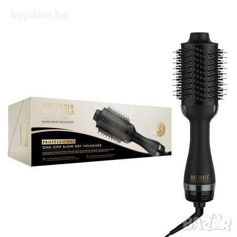 Електрическа четка Hot Tools One-Step Blow Dry Volumiser Pro Artist Колекция Black Gold