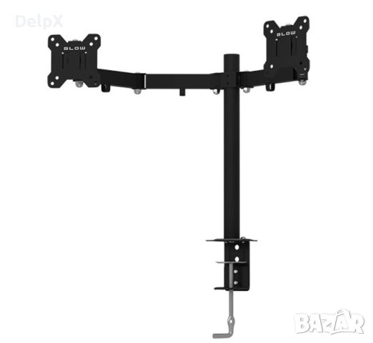 Стойка/поставка двойна BL-76-871 с регулиране и завъртане за монитор 13-27" 8kg, снимка 1