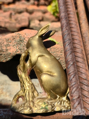 Бронзов Заек, снимка 4 - Декорация за дома - 52181256