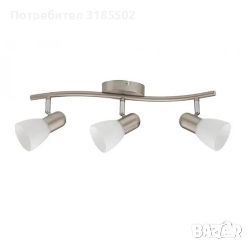 Спот 1-ца Jackie, E 14, 1,2 или 3 лампи x 40 W, IP 20, снимка 6 - Полилеи - 51445639