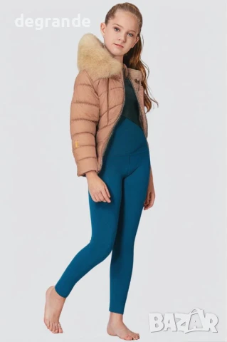 Детски якета с пухена качулка пълнеж от силиконова вата и ръкавички. Размери за 4 6 8 и 12, снимка 2 - Детски якета и елеци - 51280630