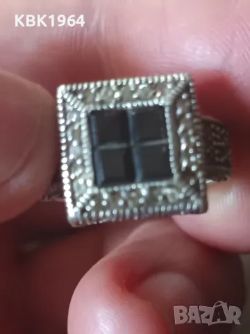 Сребърен пръстен7,4 гр, снимка 3 - Пръстени - 50428157