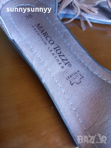 MARCO TOZZI естествена кожа. Велур, снимка 3 - Сандали - 33710378