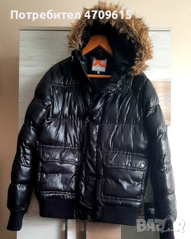 Топло,меко и леко мъжко яке KENVELOс качулка, снимка 3 - Якета - 53106532