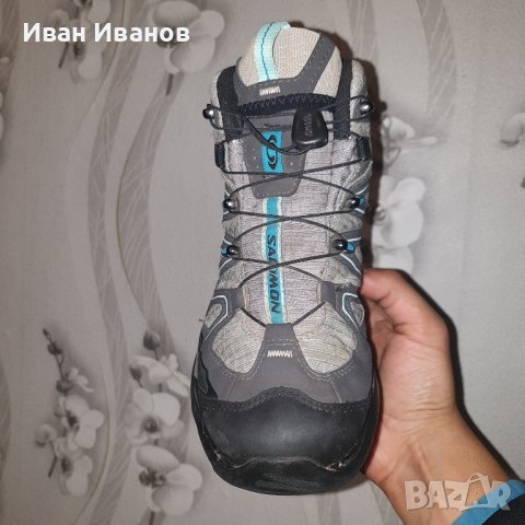 водоустойчиви  туристически обувки SALOMON X-TIANA MID GTX  номер 37,5- 38, снимка 9 - Други - 42770585