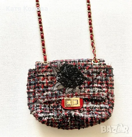 Прекрасна кожена дамска чанта, снимка 2 - Чанти - 48487993