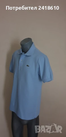 Lacoste Pique Cotton Classic Fit Mens Size 4 - M   ОРИГИНАЛ! Мъжка Тениска!, снимка 7 - Тениски - 50658485