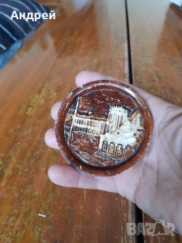 Стар сувенир Рилски манастир, снимка 2 - Други ценни предмети - 52297632