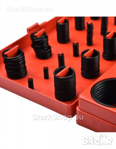 Комплект кутия гумени О-пръстени 419 бр., снимка 3 - Други инструменти - 30562713