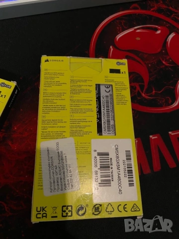 DDR5 SODIMM VENGEANCE 8GB, снимка 2 - RAM памет - 53934584