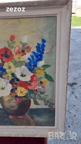 Картина масло върху фазер, снимка 3 - Картини - 50617768