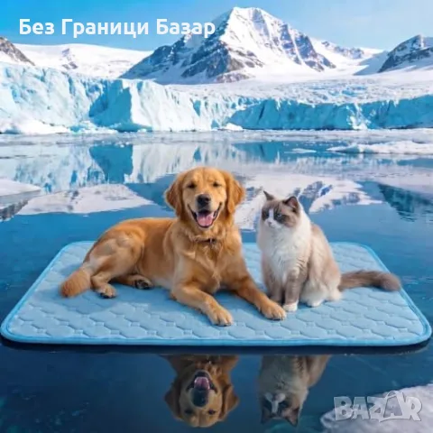 Нова Охлаждаща подложка за кучета и котки сгъваема лятна постелка за дом кола