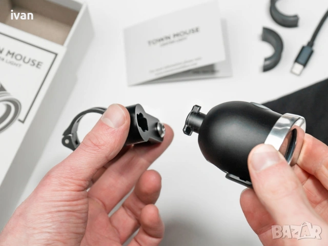 намаление Town Mouse, висок клас фар за велосипед и тротинетка. , снимка 2 - Велосипеди - 53288546