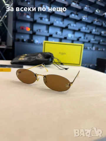 Fendi Слънчеви Очила С UV400 Защита С ПОДАРЪК🎁Калъф Фенди - Различни Цветове Код D2150, снимка 3 - Слънчеви и диоптрични очила - 49423164