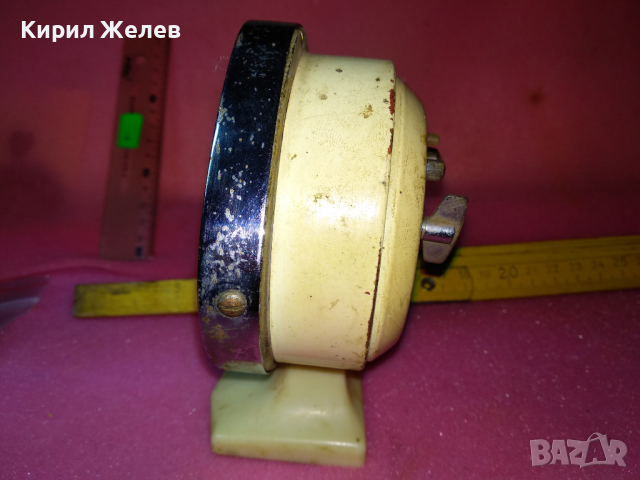 SHANGHAI CHINA Стар РЯДЪК КОЛЕКЦИОНЕРСКИ РЕТРО МЕХАНИЧЕН КИТАЙСКИ БУДИЛНИК ШАНХАЙ 30822, снимка 13 - Антикварни и старинни предмети - 44548944