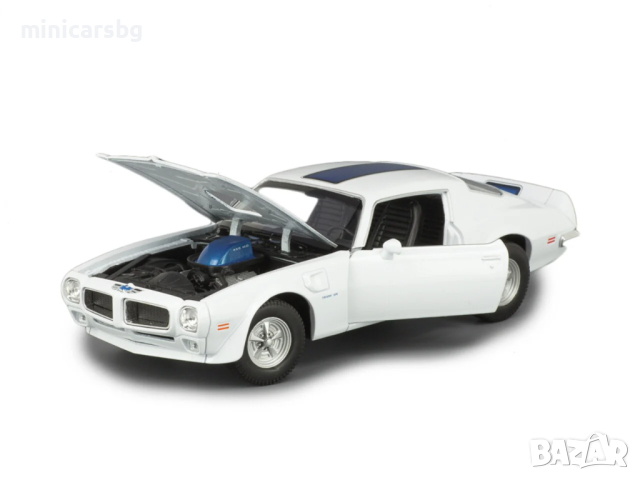 1:24 Метални колички: 1972 PONTIAC FIREBIRD (Понтиак) Welly, снимка 2 - Колекции - 44554482